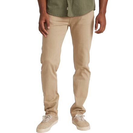 Marine Layer - 5 Pocket Twill Slim Fit Pant - Men's - Khaki