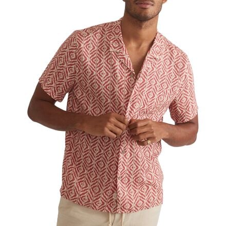 Marine Layer - Short-Sleeve Tencel Linen Resort Shirt - Men's