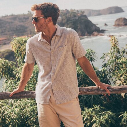 Marine Layer - Selvage Stretch Short-Sleeve Shirt - Men's