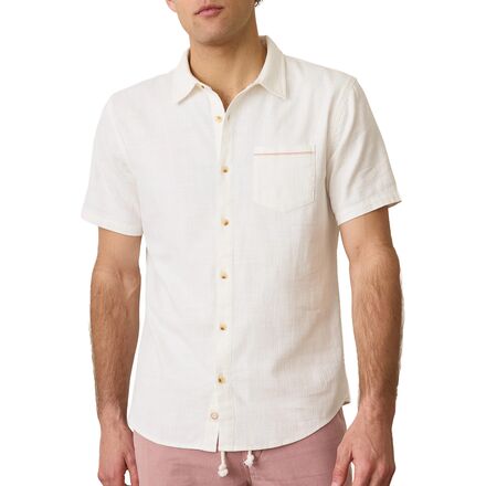 Selvage Stretch Short-Sleeve Shirt - Men's