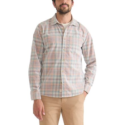 Marine Layer - Lightweight Plaid Cord Shirt - Men's