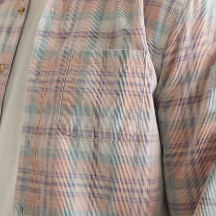 Marine Layer - Lightweight Plaid Cord Shirt - Men's