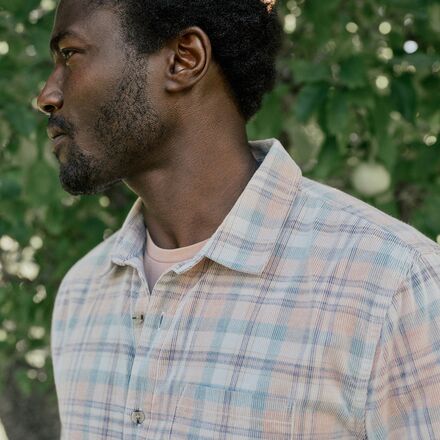 Marine Layer - Lightweight Plaid Cord Shirt - Men's