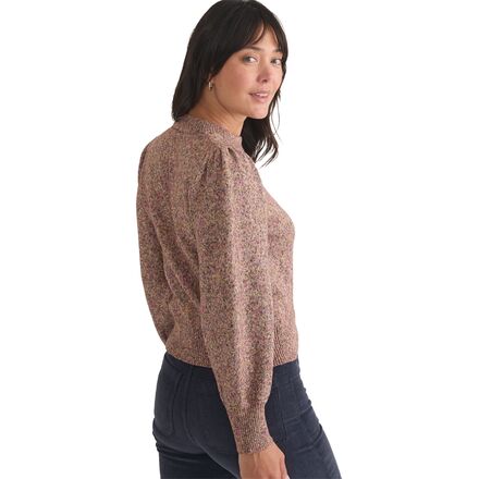 Marine Layer Suri Alpaca Puff Sleeve Sweater