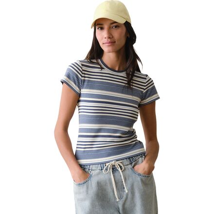 Lexi Rib Sun-In Crew T-Shirt - Women's
