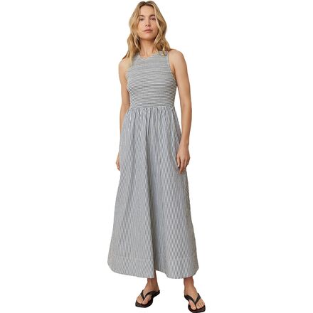 Marine Layer - Smocked Tank Stripe Midi Dress - Women's