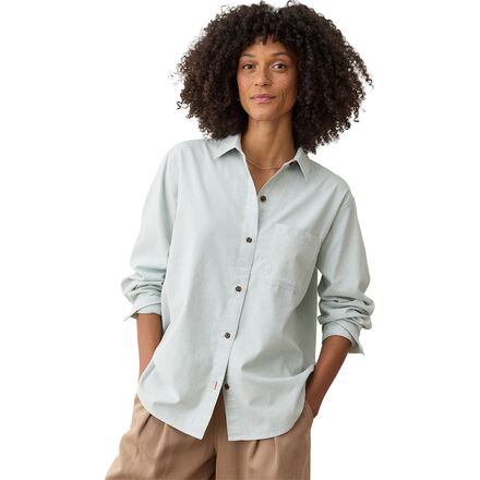 Abbey Relaxed Oxford Yarn-Dye Shirt - Women's
