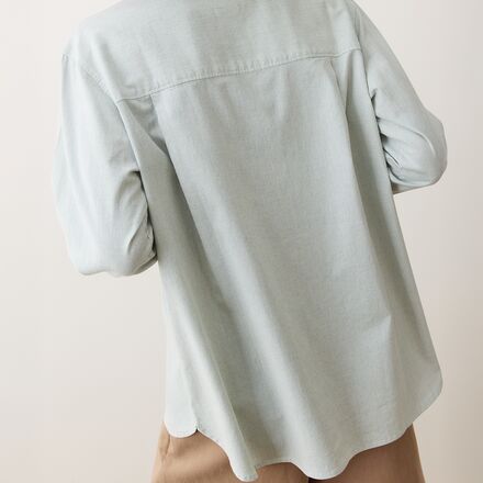 Marine Layer - Abbey Relaxed Oxford Yarn-Dye Shirt - Women's