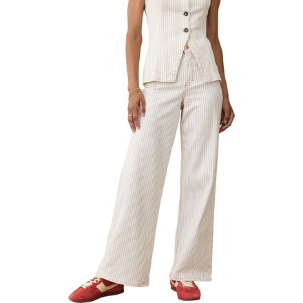 Charlie Stripe Wide Leg Pant - Women's