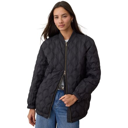 Longline Nylon Bomber - Women's