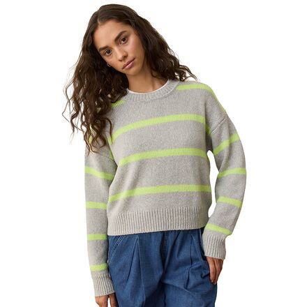 Mirage Stripe Eco Crewneck - Women's