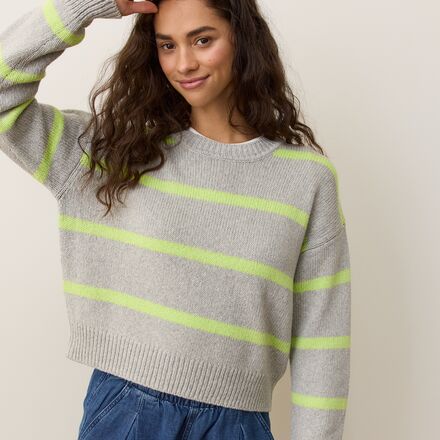 Marine Layer - Mirage Stripe Eco Crewneck - Women's