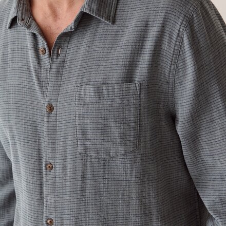 Marine Layer - Classic Stretch Selvage Gingham Long-Sleeve Shirt - Men's