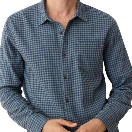 Marine Layer - Classic Stretch Selvage Gingham Long-Sleeve Shirt - Men's
