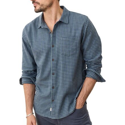 Marine Layer - Classic Stretch Selvage Gingham Long-Sleeve Shirt - Men's