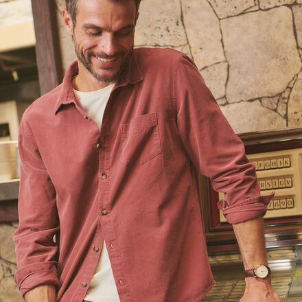 Marine Layer - Lightweight Corduroy Shirt - Men's