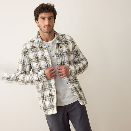Marine Layer - Max Herringbone Overshirt - Men's