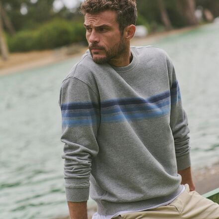 Marine Layer - Relaxed Cloud 9 Fleece Crewneck Sweatshirt - Men's