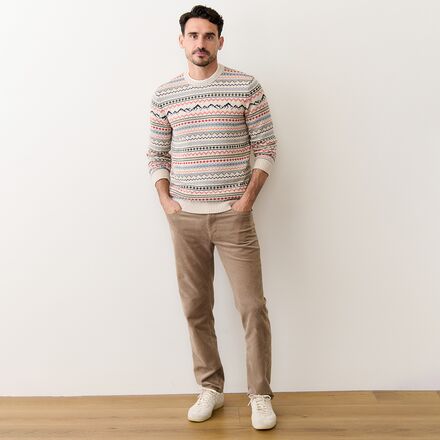 Marine Layer - California Fair Isle Crew Sweater - Men's