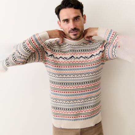 Marine Layer - California Fair Isle Crew Sweater - Men's