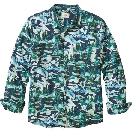 Marine Layer - Novelty Brushed Stretch Selvage Shirt - Men's