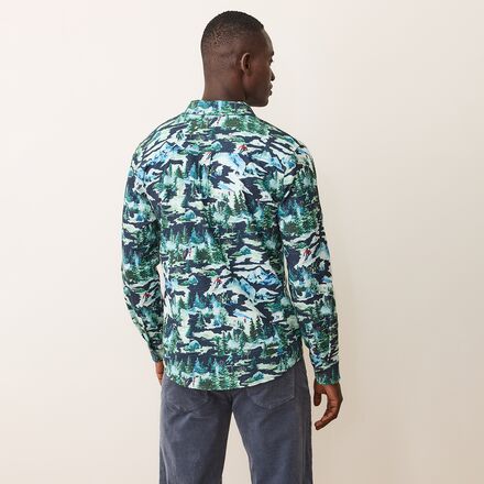 Marine Layer - Novelty Brushed Stretch Selvage Shirt - Men's