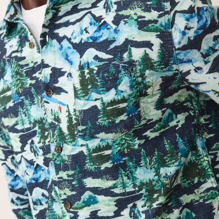 Marine Layer - Novelty Brushed Stretch Selvage Shirt - Men's