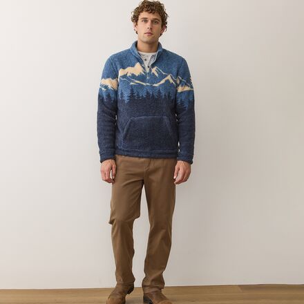 Marine Layer - Novelty Sherpa Pullover - Men's