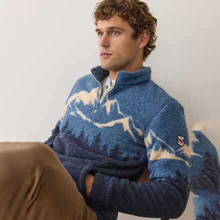 Marine Layer - Novelty Sherpa Pullover - Men's