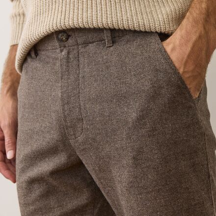 Marine Layer - Saturday Houndstooth Chino - Slim Straight Pant - Men's