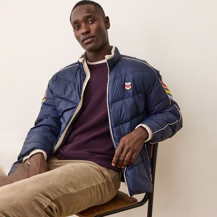 Marine Layer - Sporty Nylon Puffer Mock Jacket - Men's