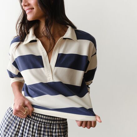 Marine Layer - Cloud 9 Jersey Long-Sleeve Polo - Women's