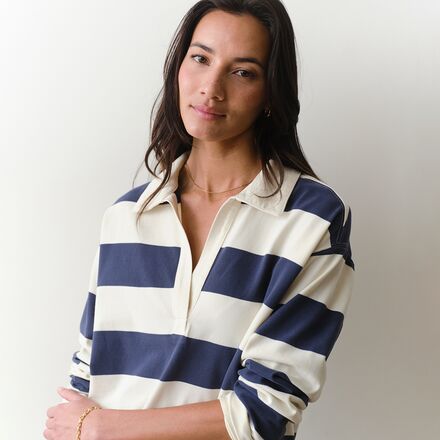 Marine Layer - Cloud 9 Jersey Long-Sleeve Polo - Women's