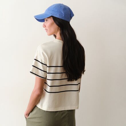 Marine Layer - Cloud 9 Jersey Stripe Crew T-Shirt - Women's