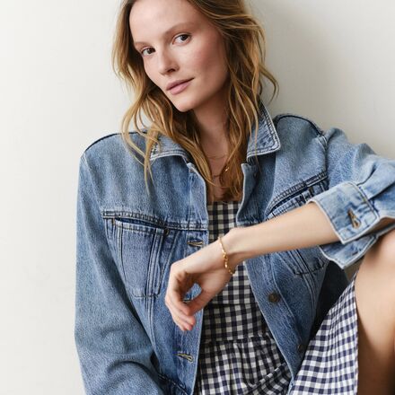 Marine Layer - Cropped Denim Jacket - Women's
