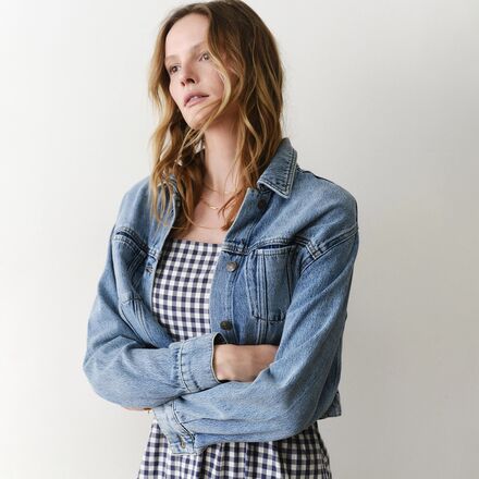 Marine Layer - Cropped Denim Jacket - Women's