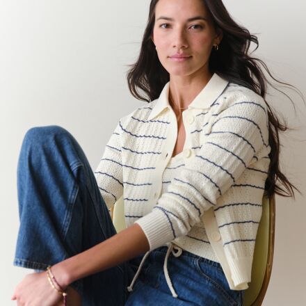 Marine Layer - Denim Drawstring Straight Leg Pant - Women's