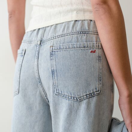 Marine Layer - Drawstring Denim Wide Leg Pant - Women's