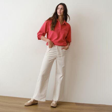 Marine Layer - Drawstring Railroad Wide Leg Pant - Women's