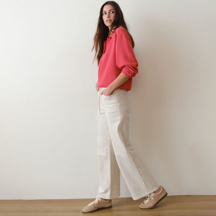 Marine Layer - Drawstring Railroad Wide Leg Pant - Women's