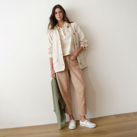 Marine Layer - Drawstring Twill Barrel Pant - Women's