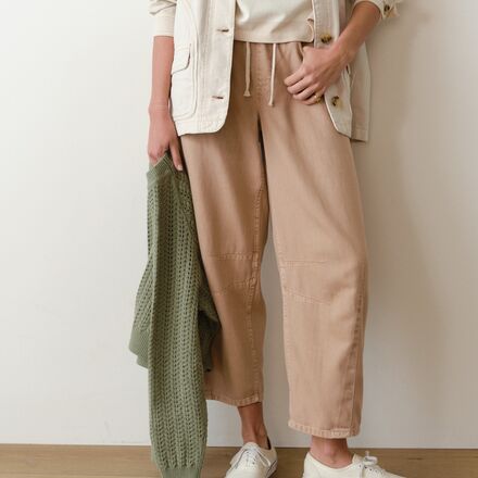 Marine Layer - Drawstring Twill Barrel Pant - Women's