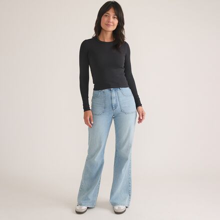 Marine Layer - Lexi Rib Sun-In Long-Sleeve Crew Top - Women's