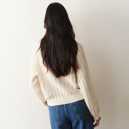Marine Layer - Textured Stitch Crewneck Sweater - Women's