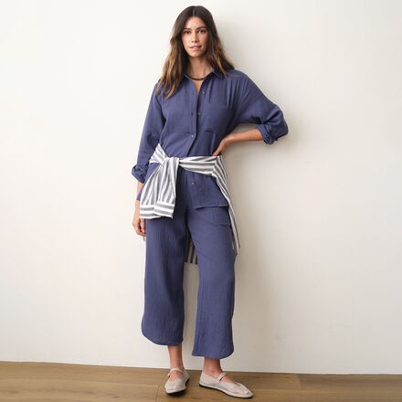 Marine Layer - Jane Relaxed Double Cloth Shirt - Women's