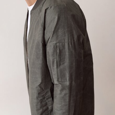 Marine Layer - Glenn Wax Canvas Bomber - Men's