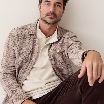 Marine Layer - Heavyweight Corduroy Long-Sleeve Shirt - Men's