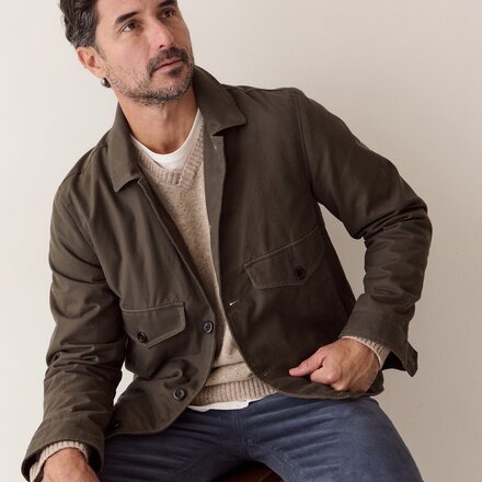 Marine Layer - Waxed Trucker Jacket - Men's