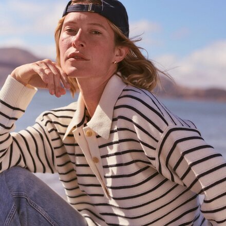 Marine Layer - Valarie Polo Sweater - Women's