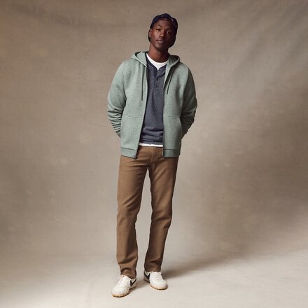 Marine Layer - Corbet Vertical Quilted Zip Hoodie - Men's